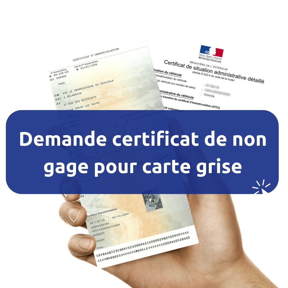 Certificat De Non Gage Gratuit En Ligne A Imprimer